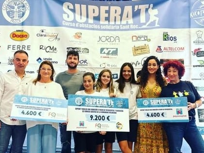 Donación de la recaudación de la Carrera Supera´t de Alcoy