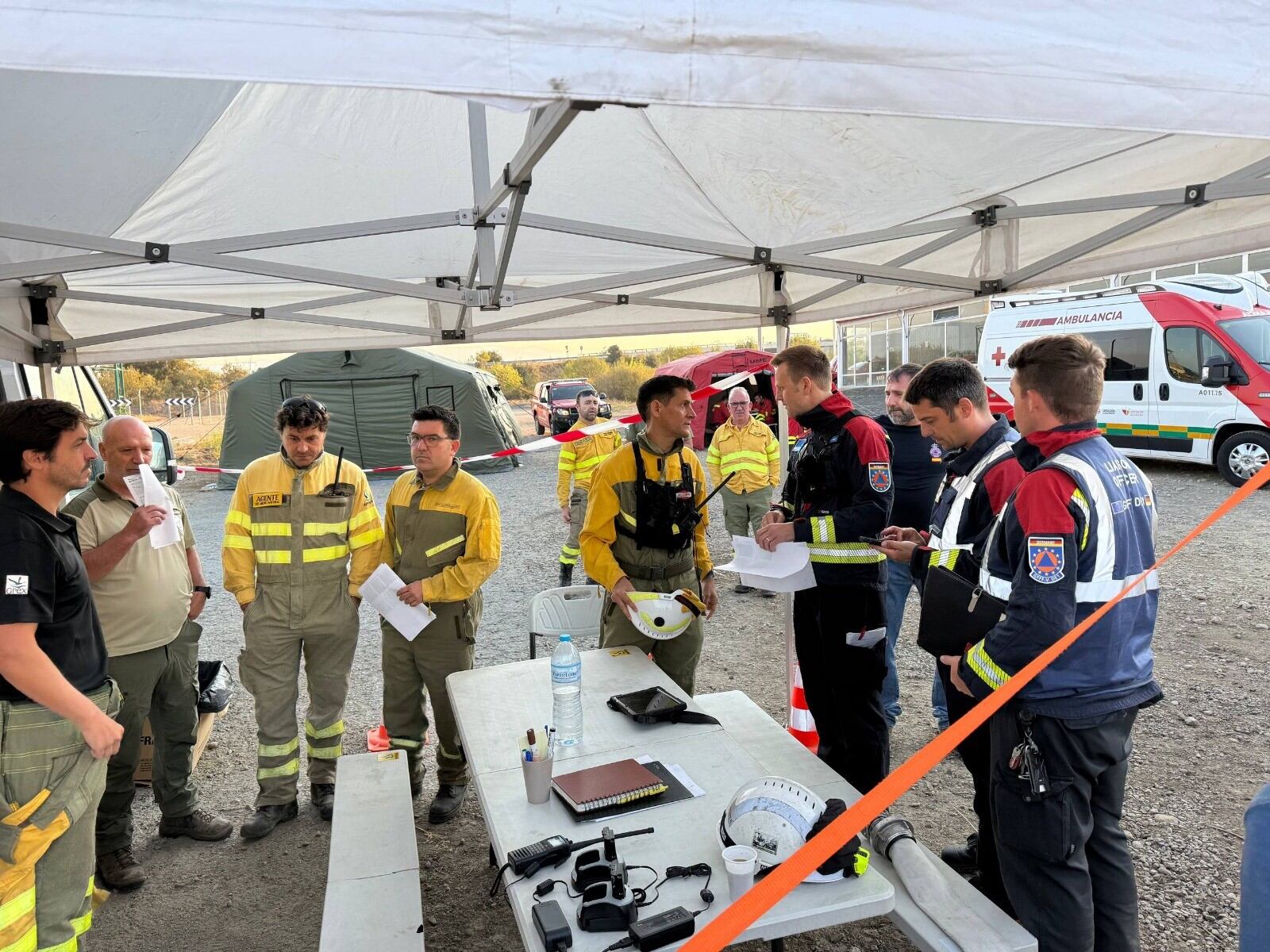 Incorporación de dos técnicos de la Consejería de Medio Ambiente a la misión FAST en Jarilla
