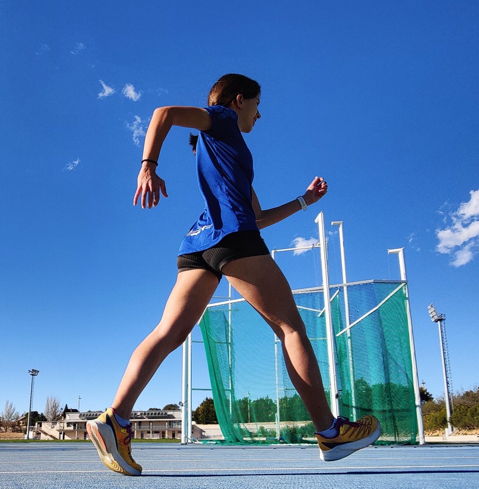 La atleta del Club Atletismo Barbastro, Clara Lacoma