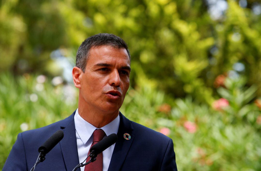 El presidente del Gobierno, Pedro Sánchez