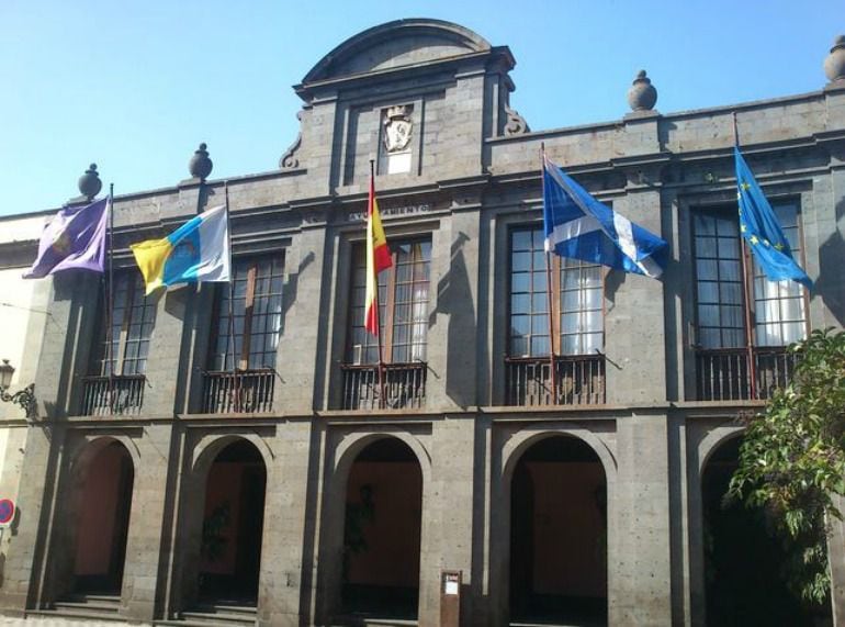 Fachada del Ayuntamiento de San Cristóbal de La Laguna.