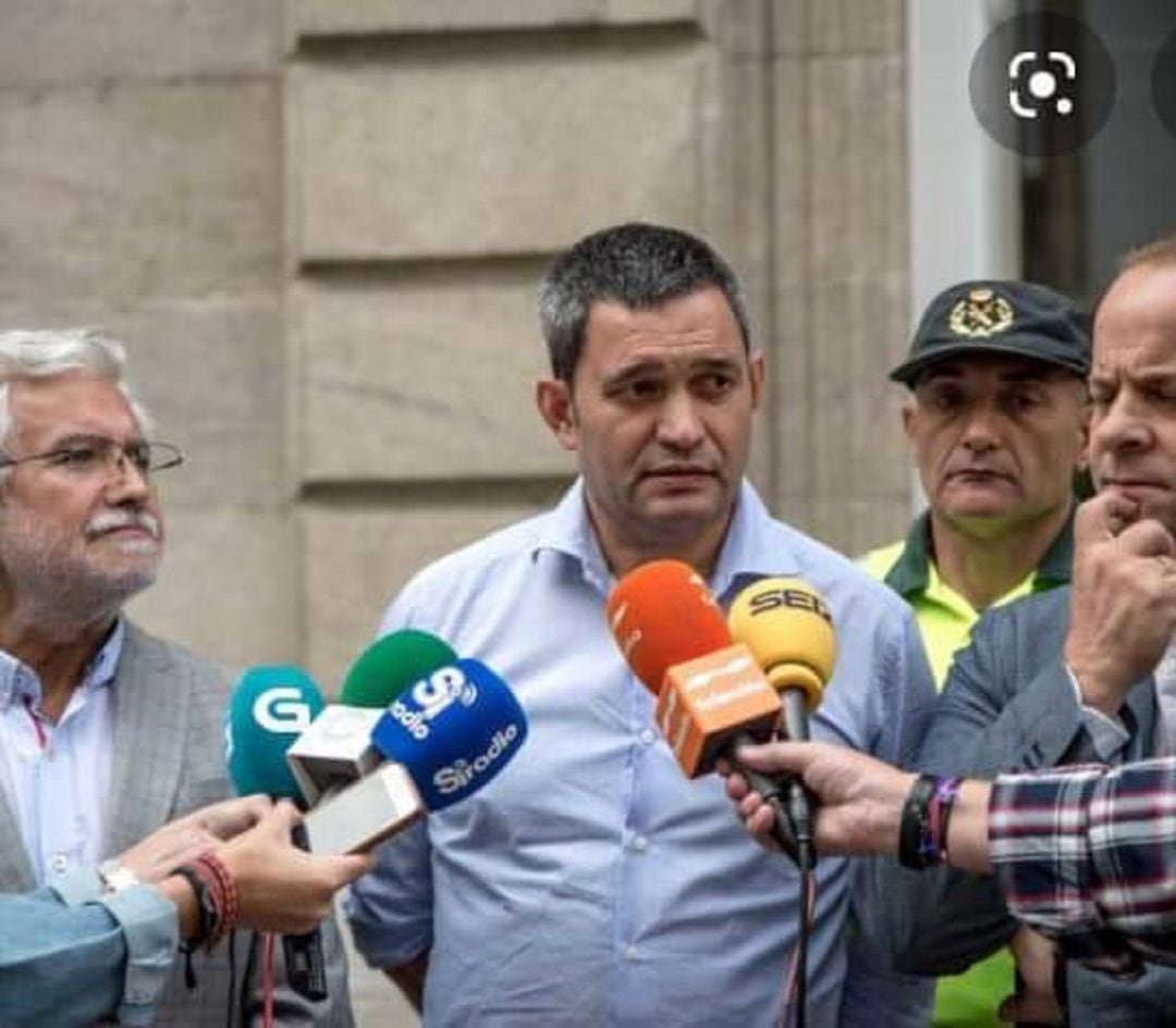 Roberto Soto, presentando la última edición del Rallye Ribeira Sacra