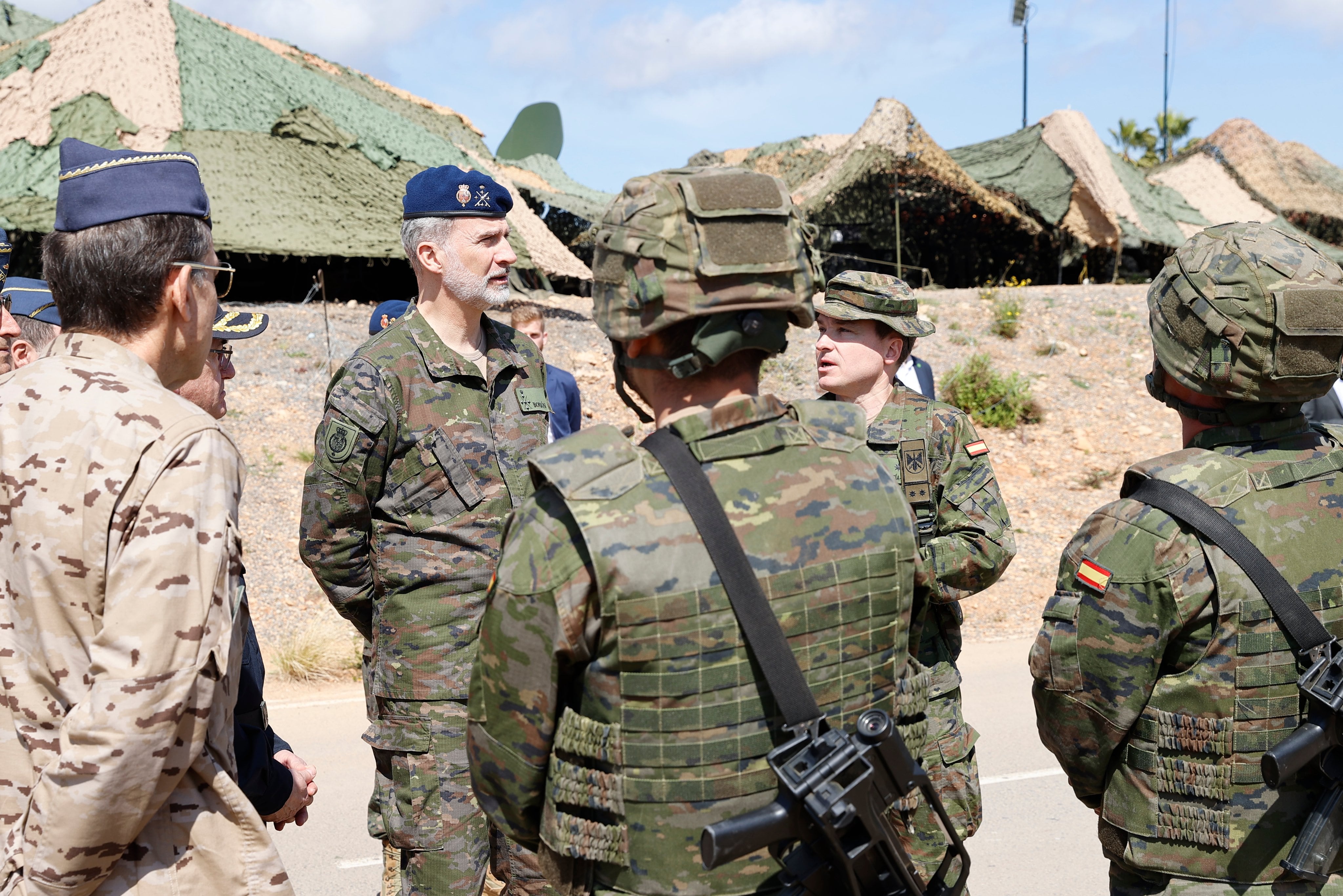 El Rey Felipe VI durante su visita a Ibiza