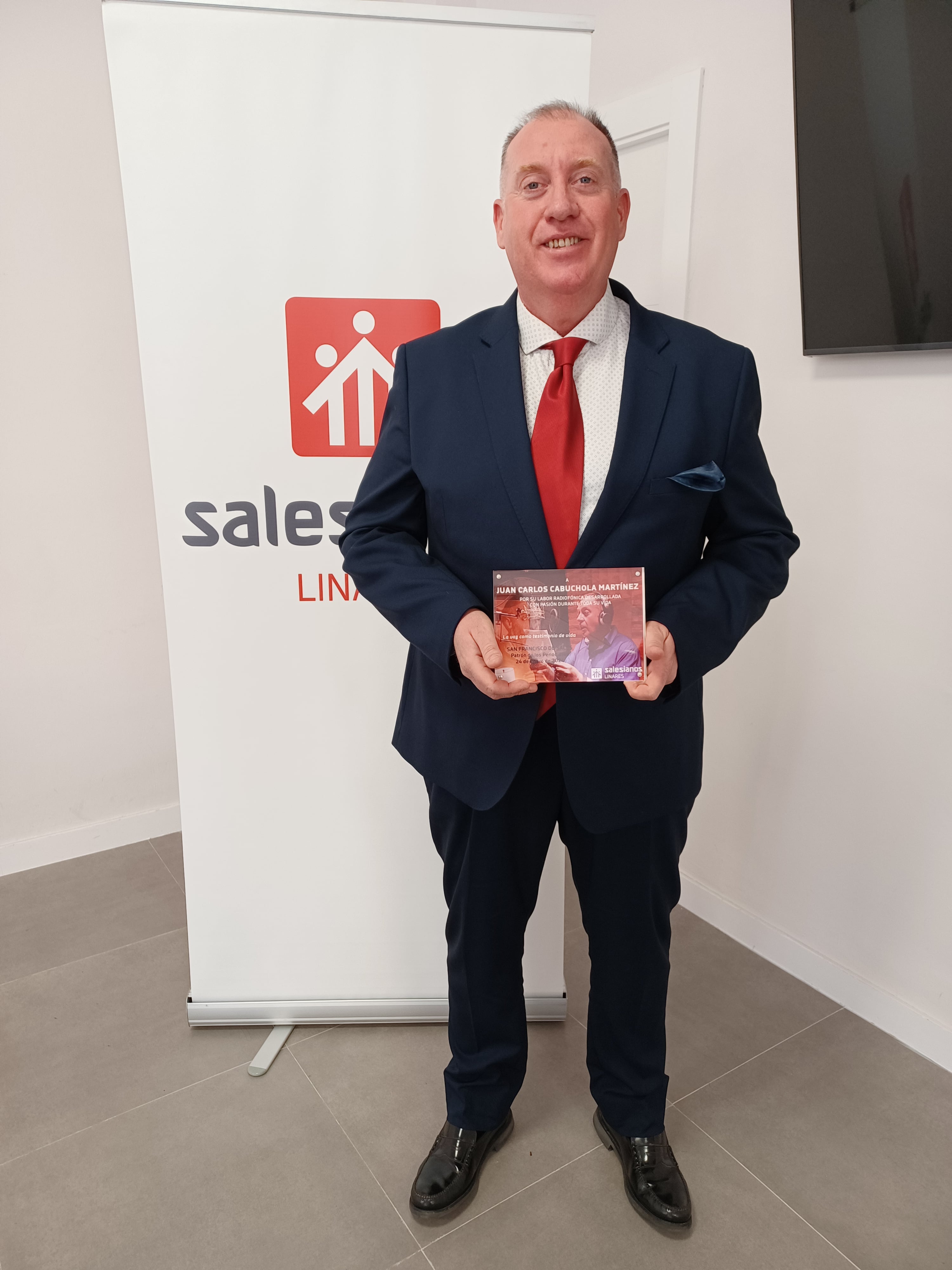 Juan Carlos Cabuchola, premiado 2024 por Salesianos Linares.