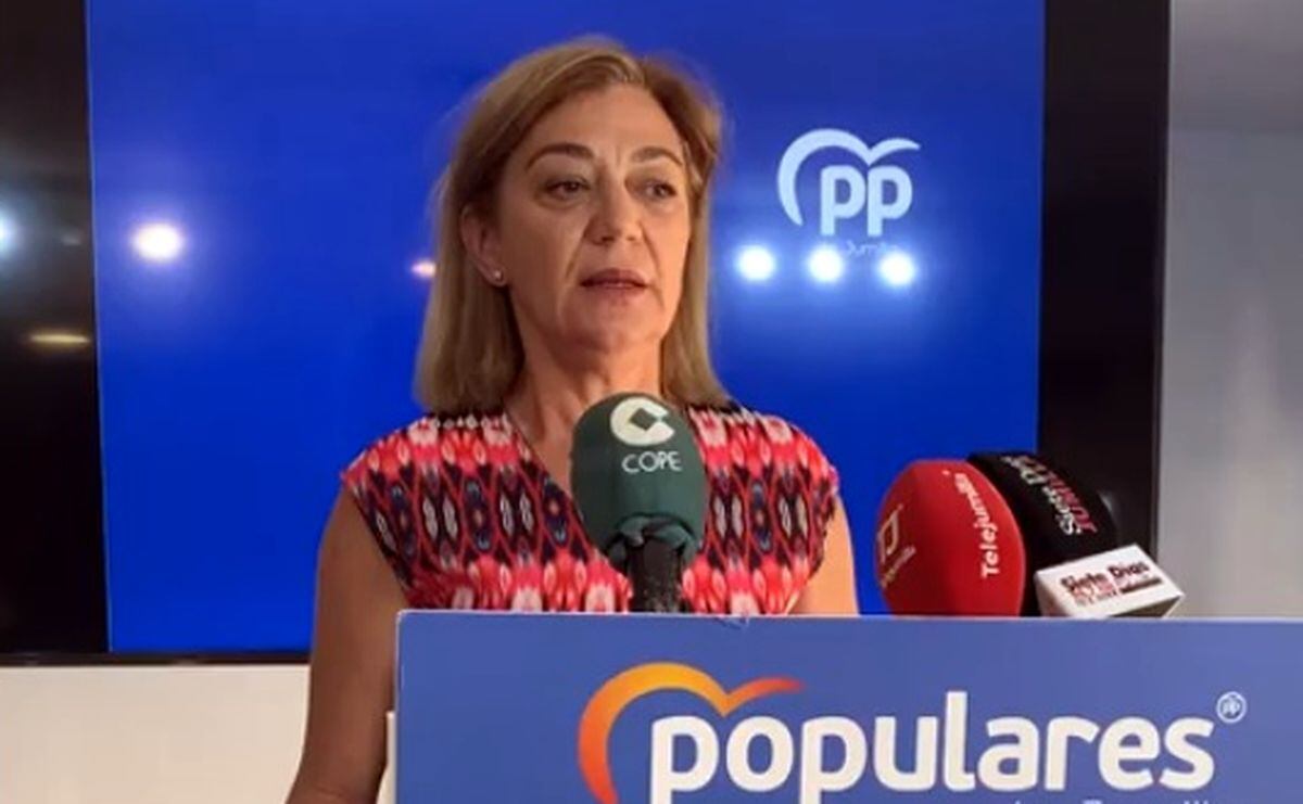 Seve González, presidenta y portavoz del PP de Jumilla