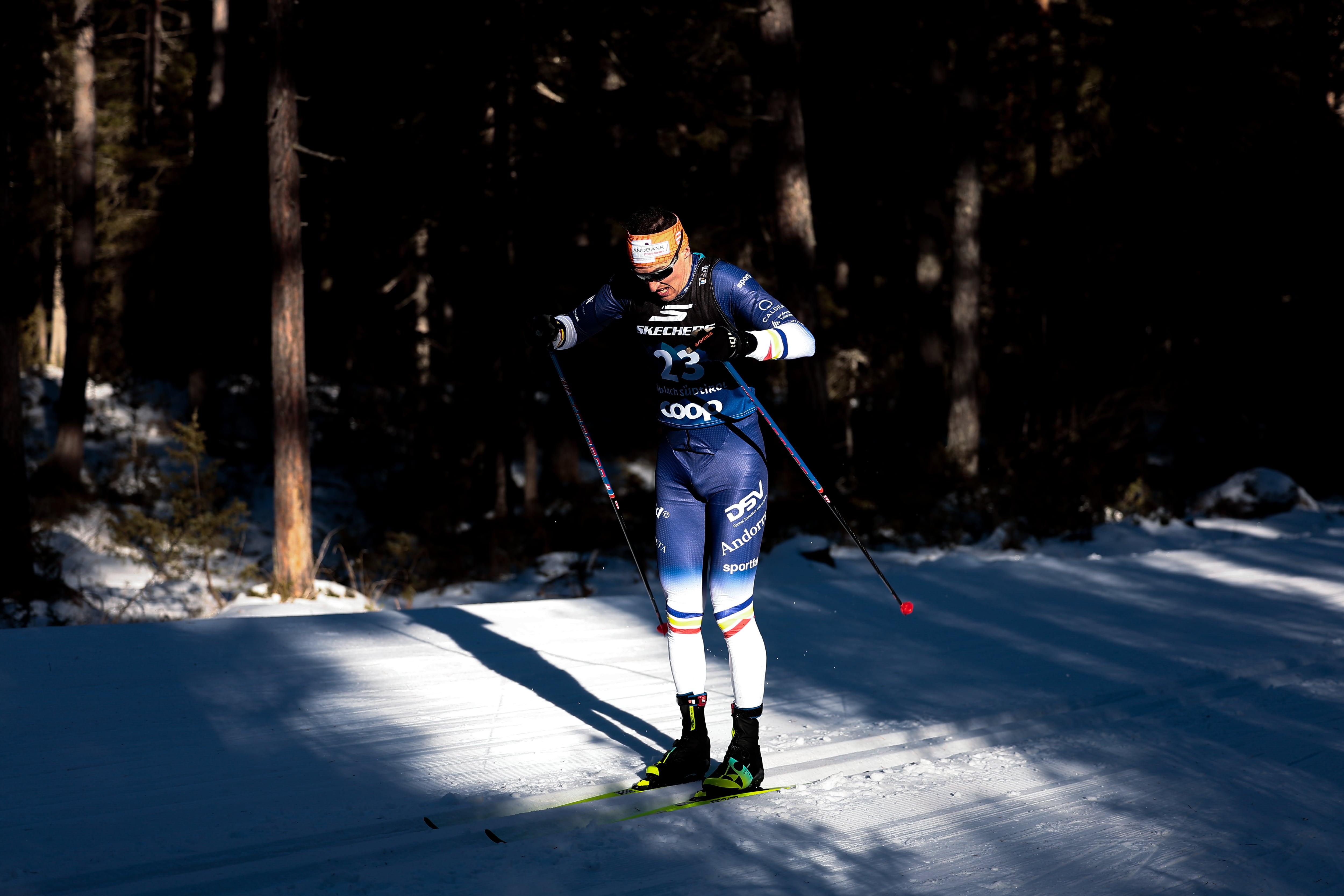 Irineu Esteve es va quedar en la posició 39 de la prova dels deu quilòmetres en clàssic