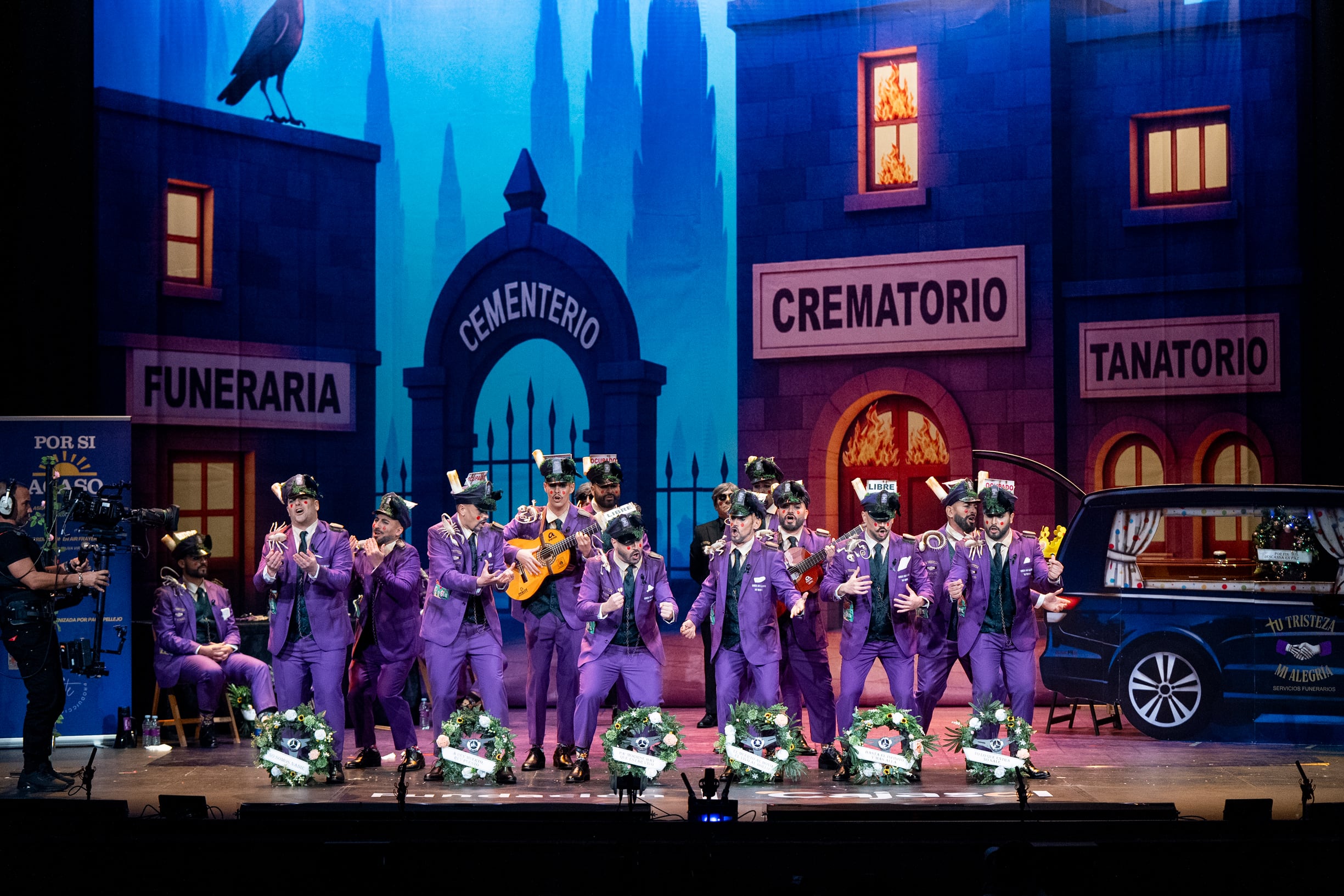 Chirigota: Los que te dan el último viaje.