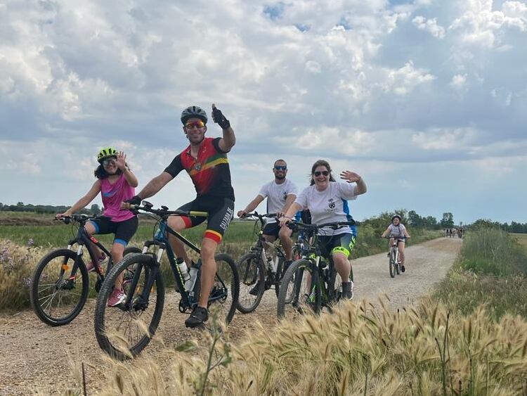 Segunda bicicletada en Calzada de los Molinos