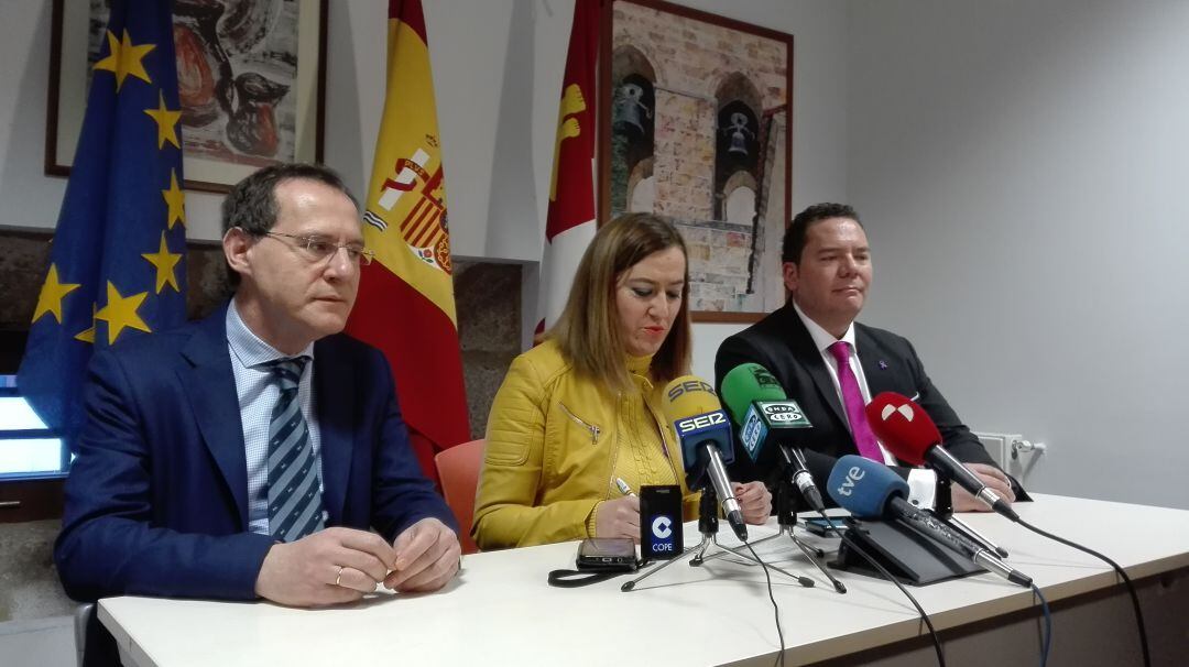 Virginia Barcones durante la rueda de prensa