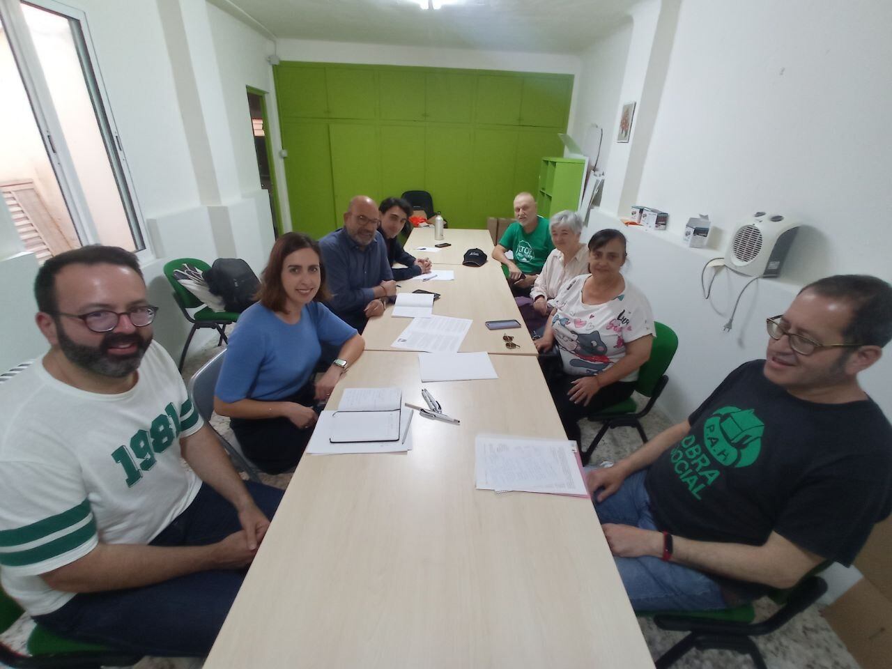 Compromís Elche reunido con la Plataforma de Afectados por las Hipotecas (PAH)