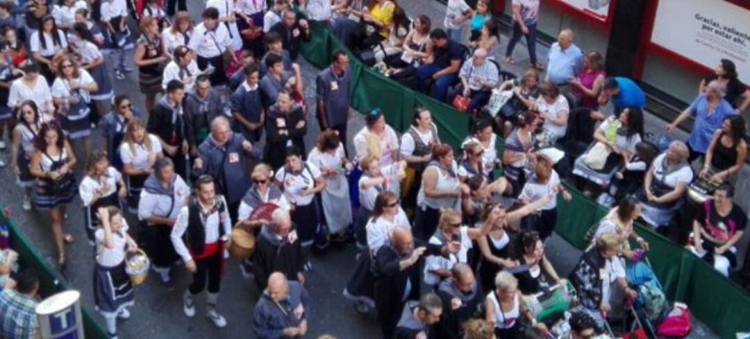 Imagen de la cabalgata de apertura de la Feria del 2018