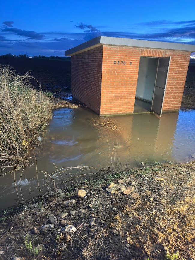 Una de las averías de la Mancomunidad del Sorbe