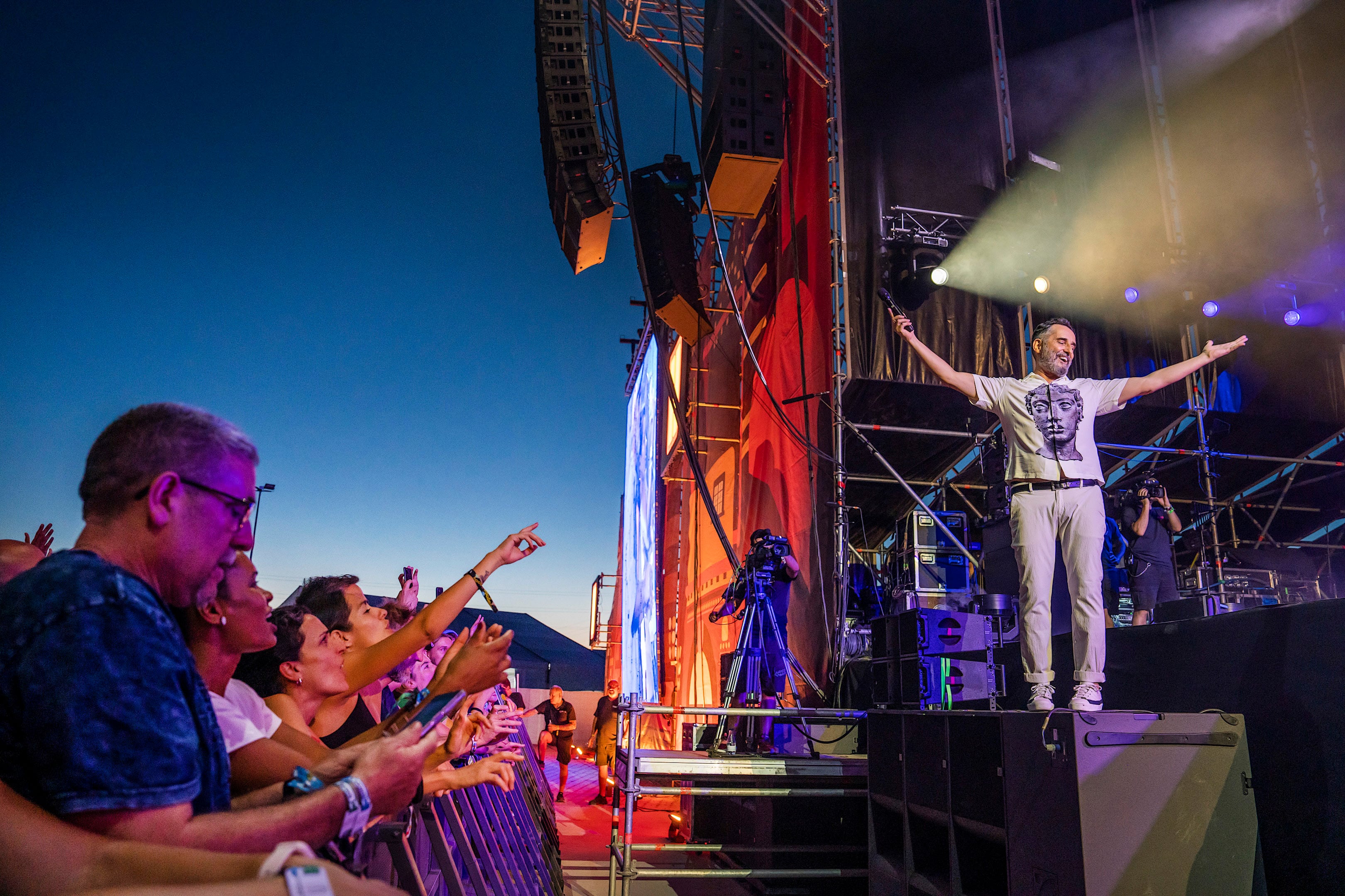 Imagen de archivo del cantautor uruguayo Jorge Drexler durante el concierto del Festival Sonorama 2023