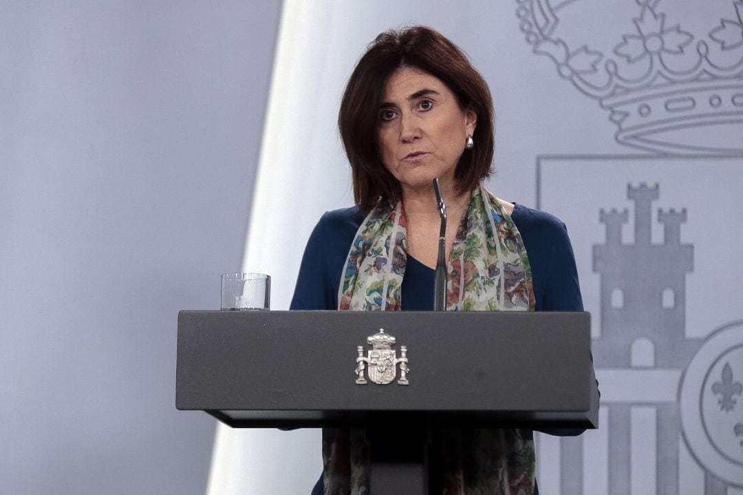 Intervención en rueda de prensa de María José Sierra, jefa de Área del Centro de Coordinación de Alertas y Emergencias Sanitarias del Ministerio de Sanidad, tras la reunión del Comité de Gestión Técnica del Coronavirus. 3 de abril de 2020.
