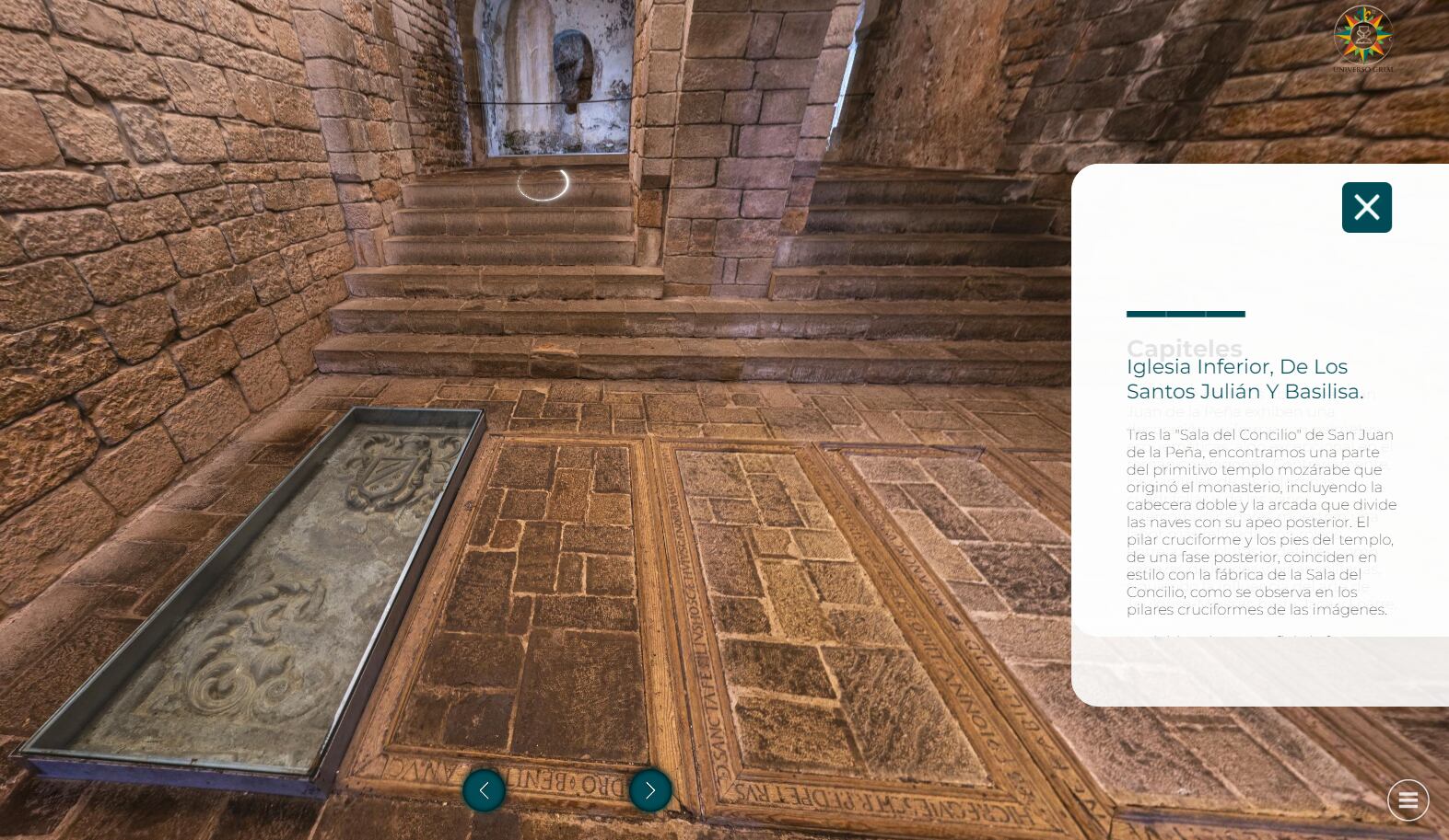 Iglesia inferior en el interior del Monasterio de San Juan de la Peña