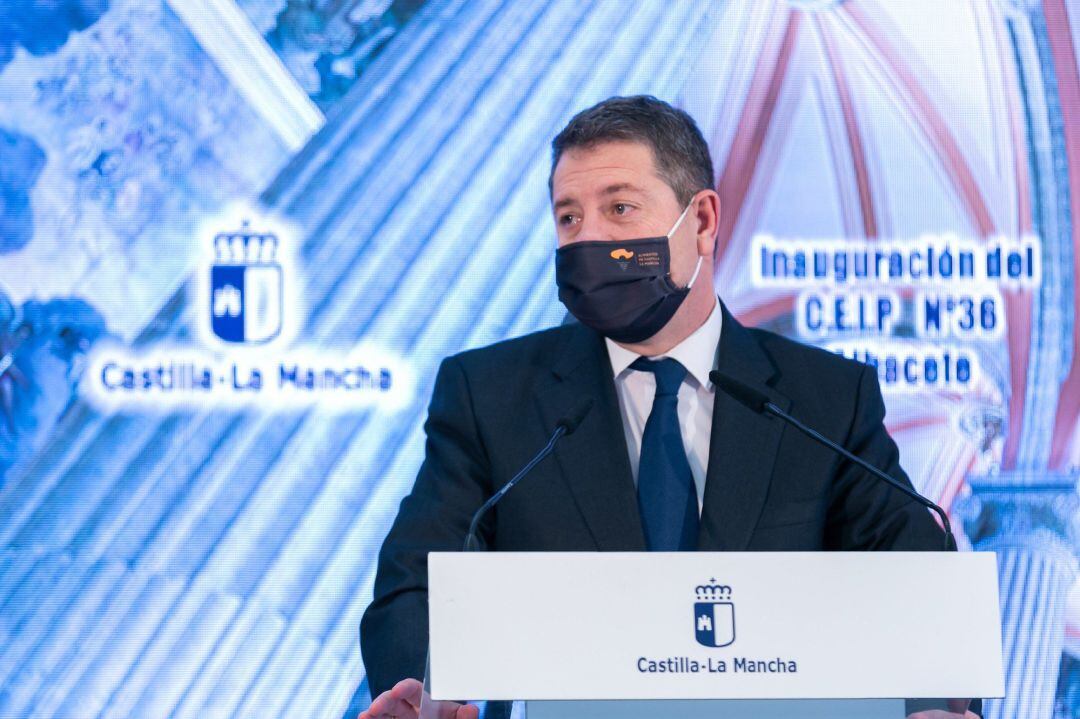 El presidente de C-LM, Emiliano García-Page, en Albacete JCCM
 