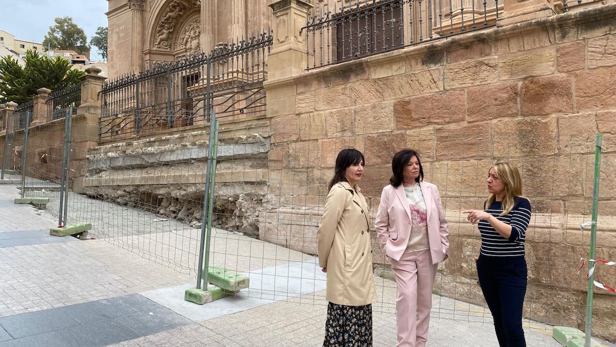 El PSOE llevará a la Asamblea Regional el derribo de la escalinata de San Patricio de Lorca