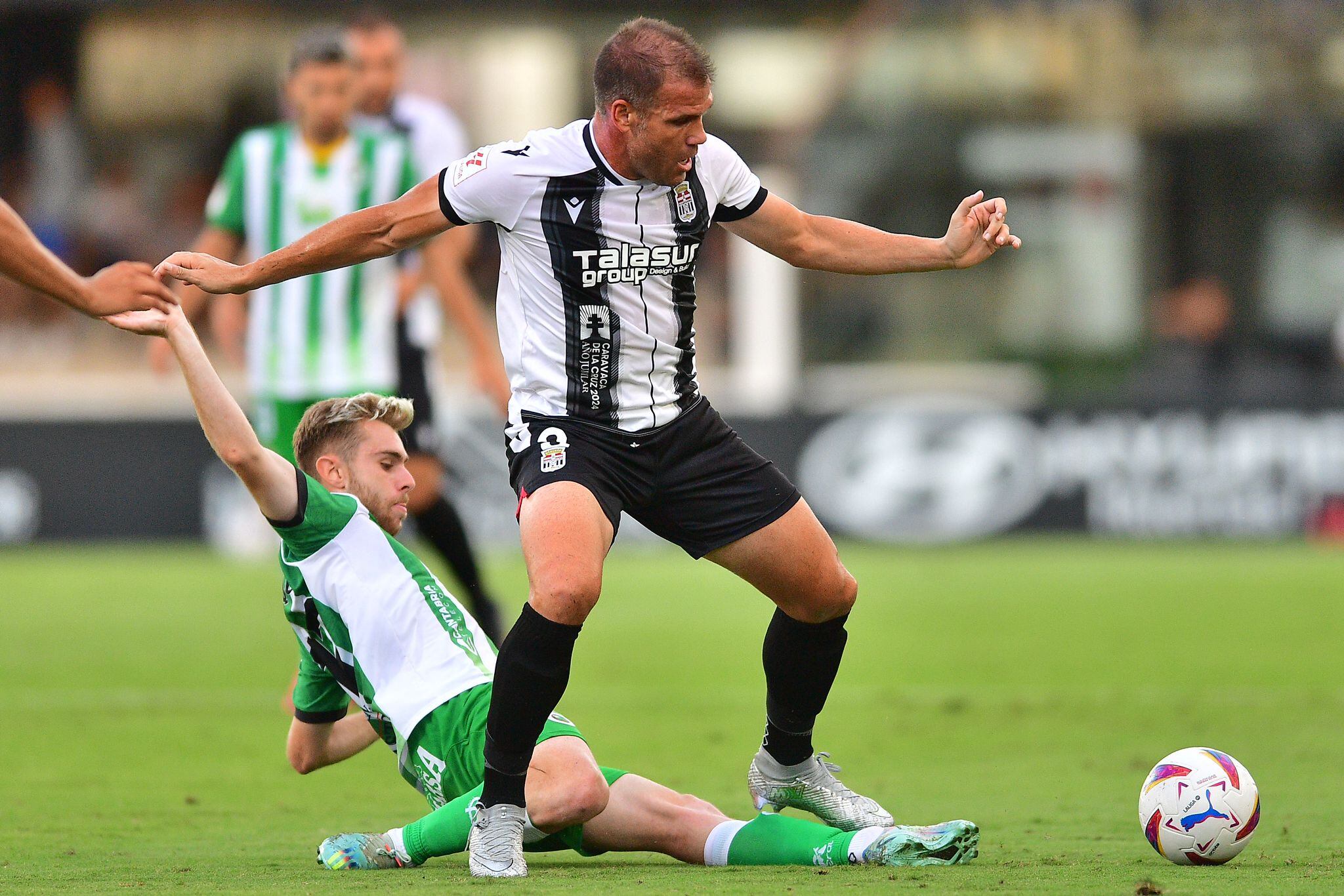 Ortuño durante el partido