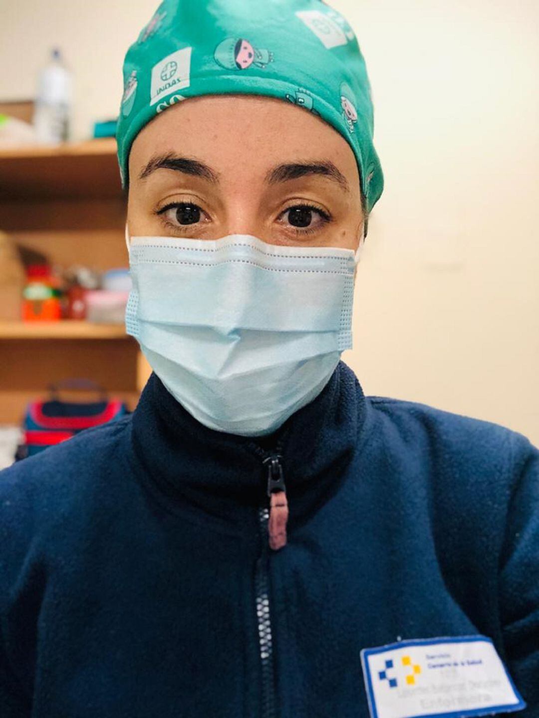 La enfermera Lourdes Betancort, supervisora de la 'planta COVID' del Hospital José Molina Orosa durante la pandemia.