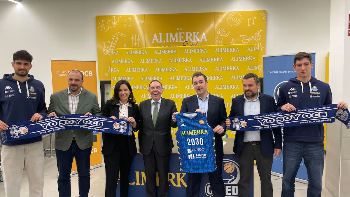 Renovación de acuerdo de patrocinio entre el Oviedo Baloncesto y Alimerka