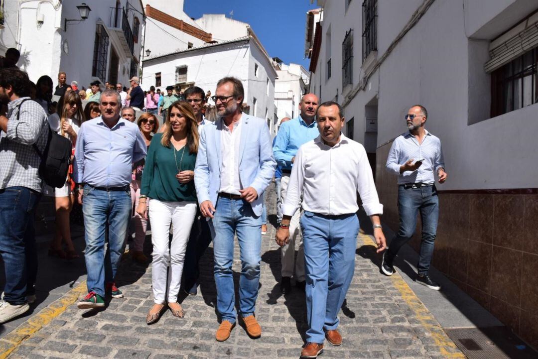 Susana Díaz en visita a Álora