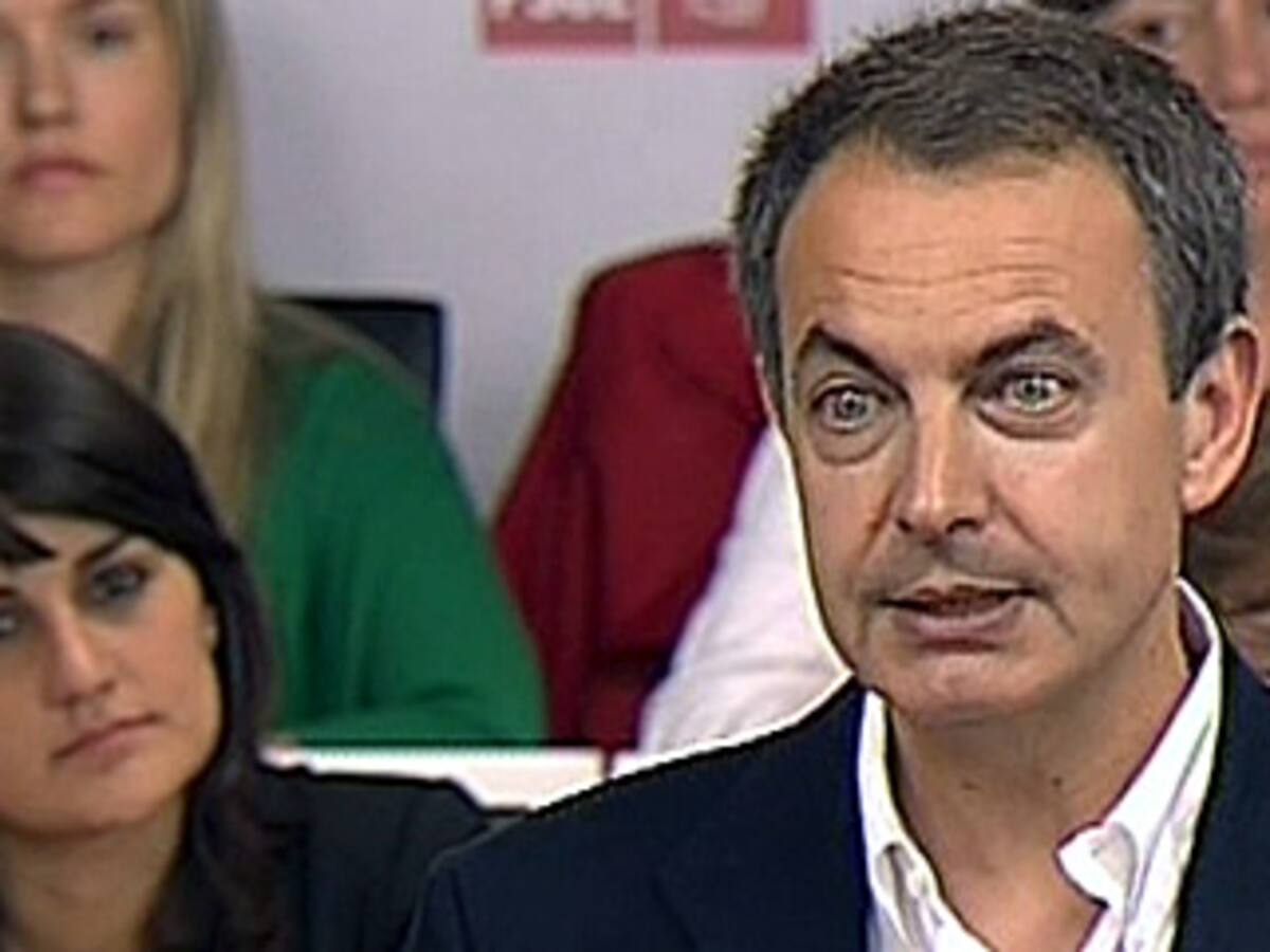 Zapatero: "No voy a ser candidato en las próximas elecciones generales"