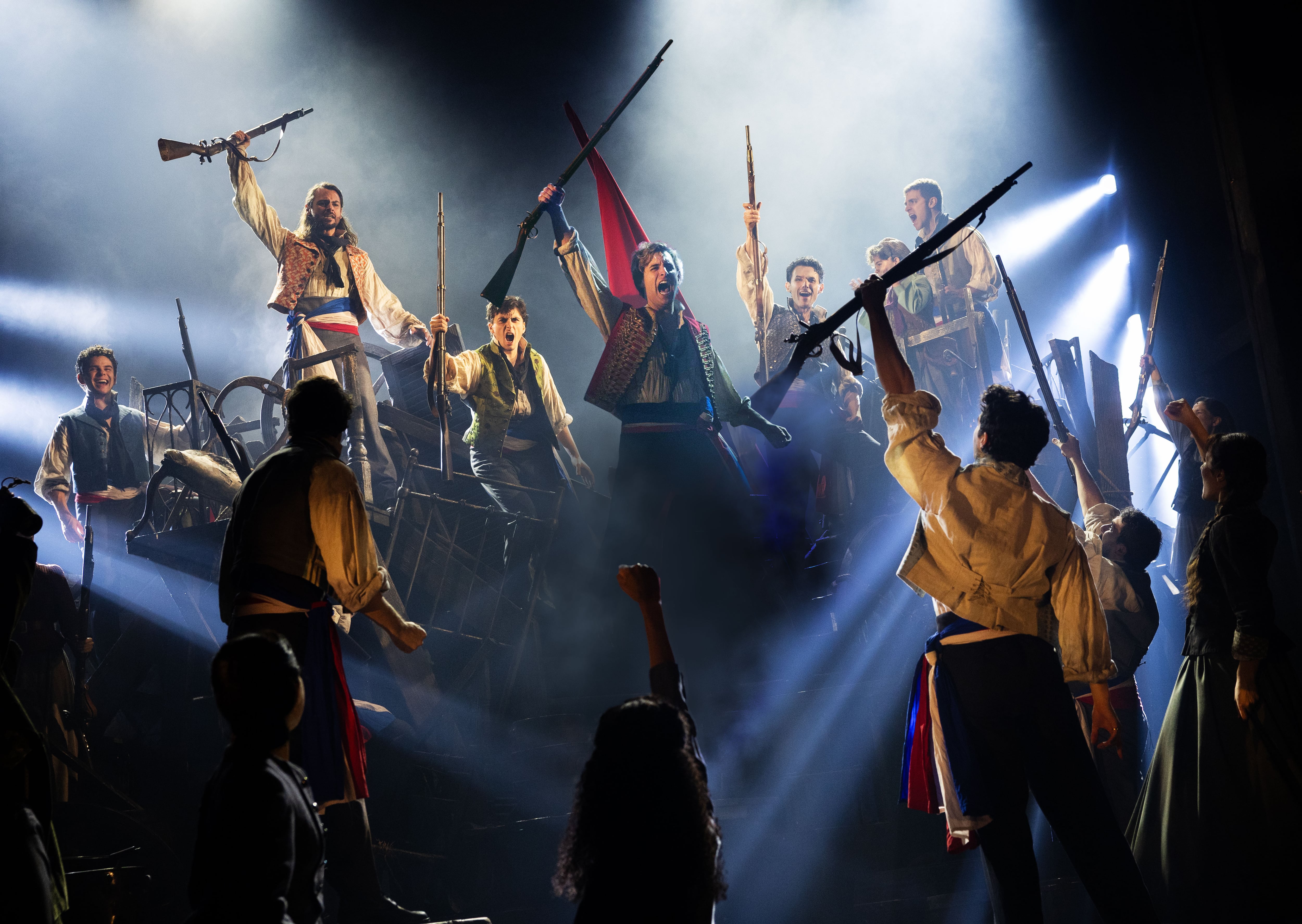 Escena de 'Los Miserables' en musical