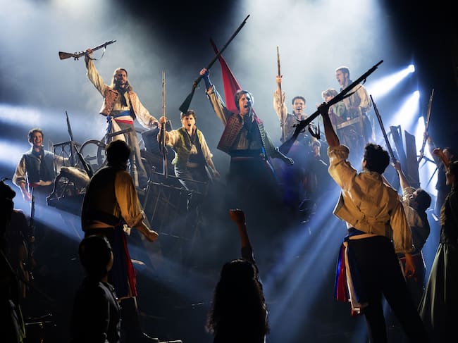 Escena de 'Los Miserables' en musical