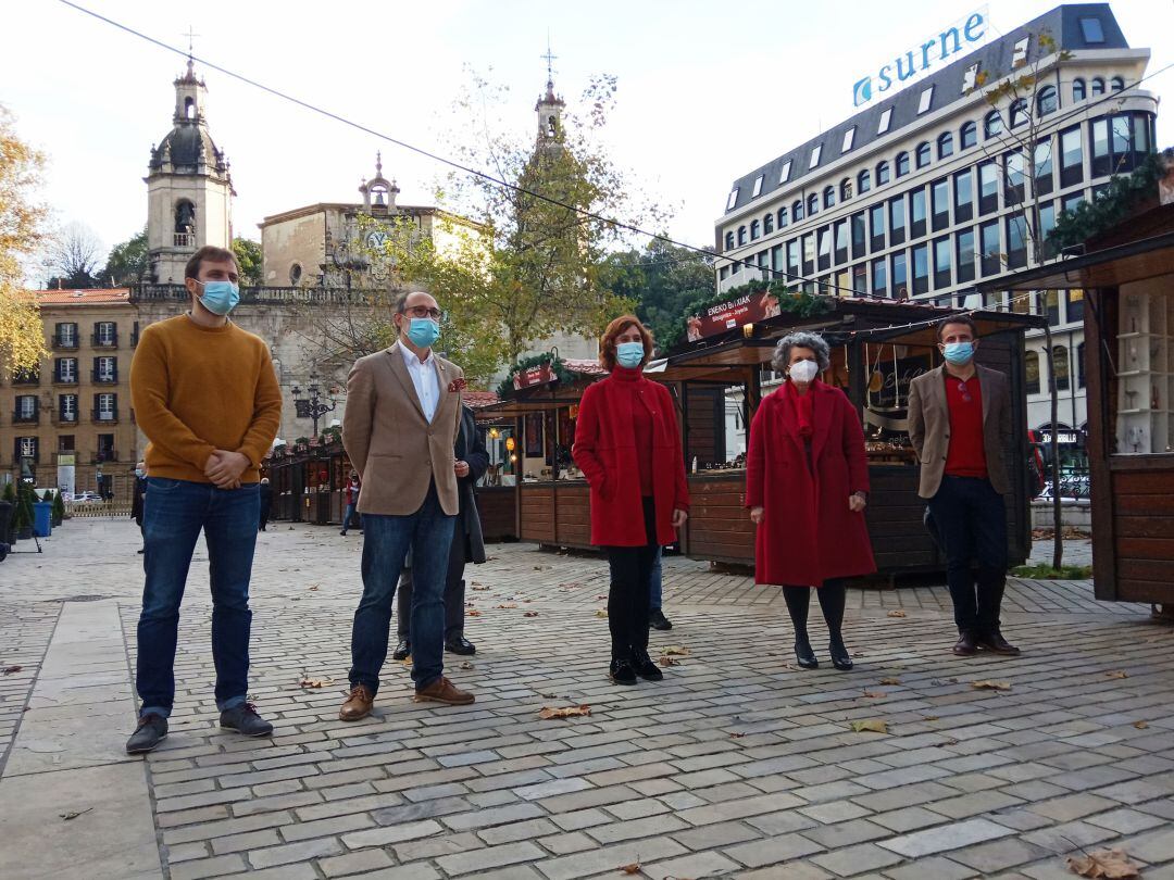 Bilbao inaugura la Feria artesanal de Navidad 'Gabonart'