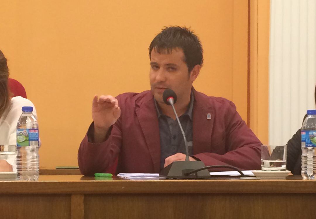 Jorge Barragán interviene en uno de los plenos celebrados con anterioridad en Medina 