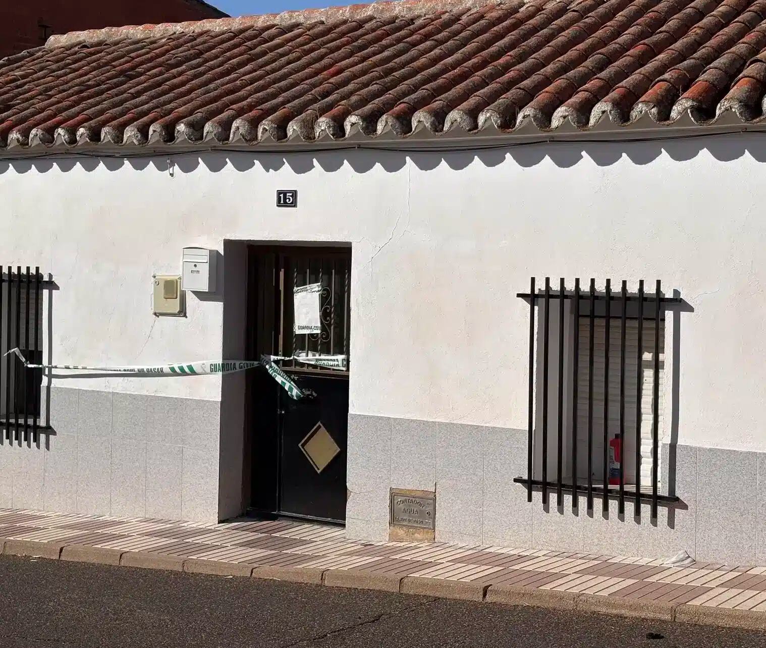 Vivienda de Abenójar en la que sucedieron los hechos