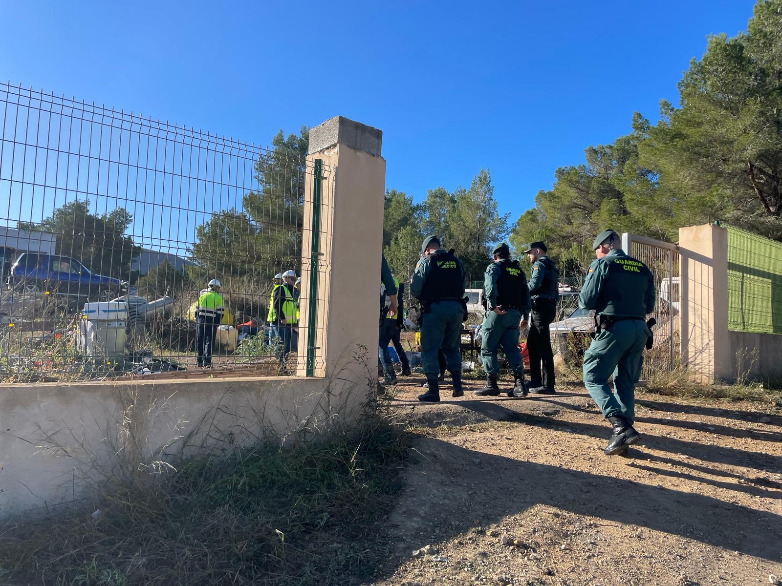 Entrada de la comitiva en la finca