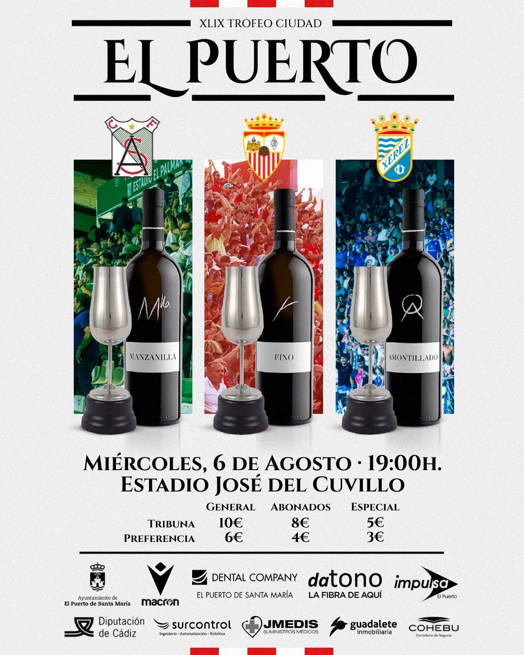 Cartel de la XLIX edición del Trofeo Ciudad del Puerto