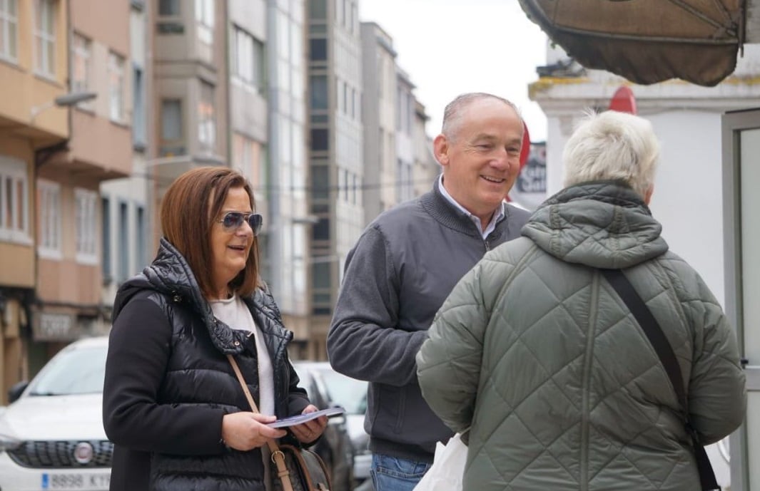 Miguel Lorenzo por las calles de A Coruña