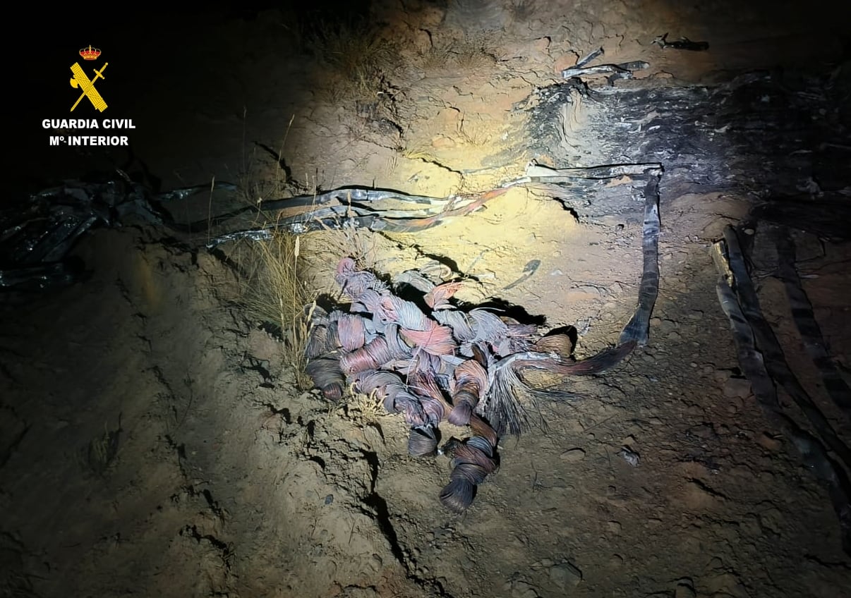 Cobre que había sido robado en Ayerbe