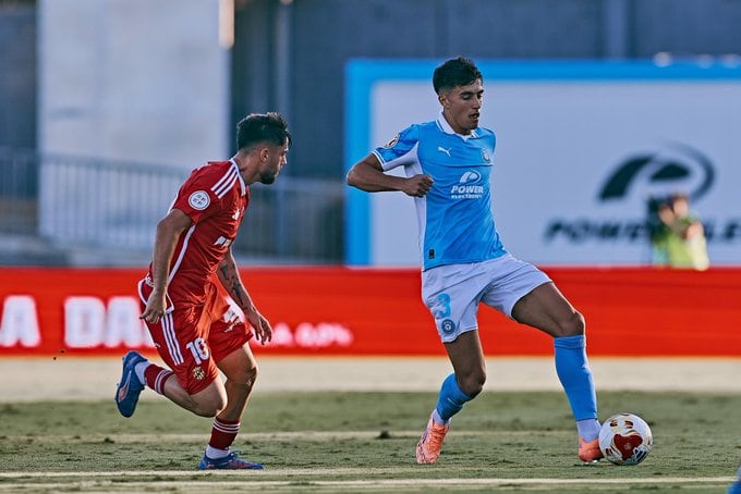 José Albert en un lance del choque