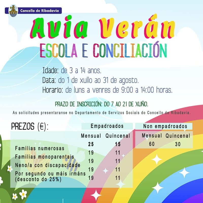 Cartel de Avia verán