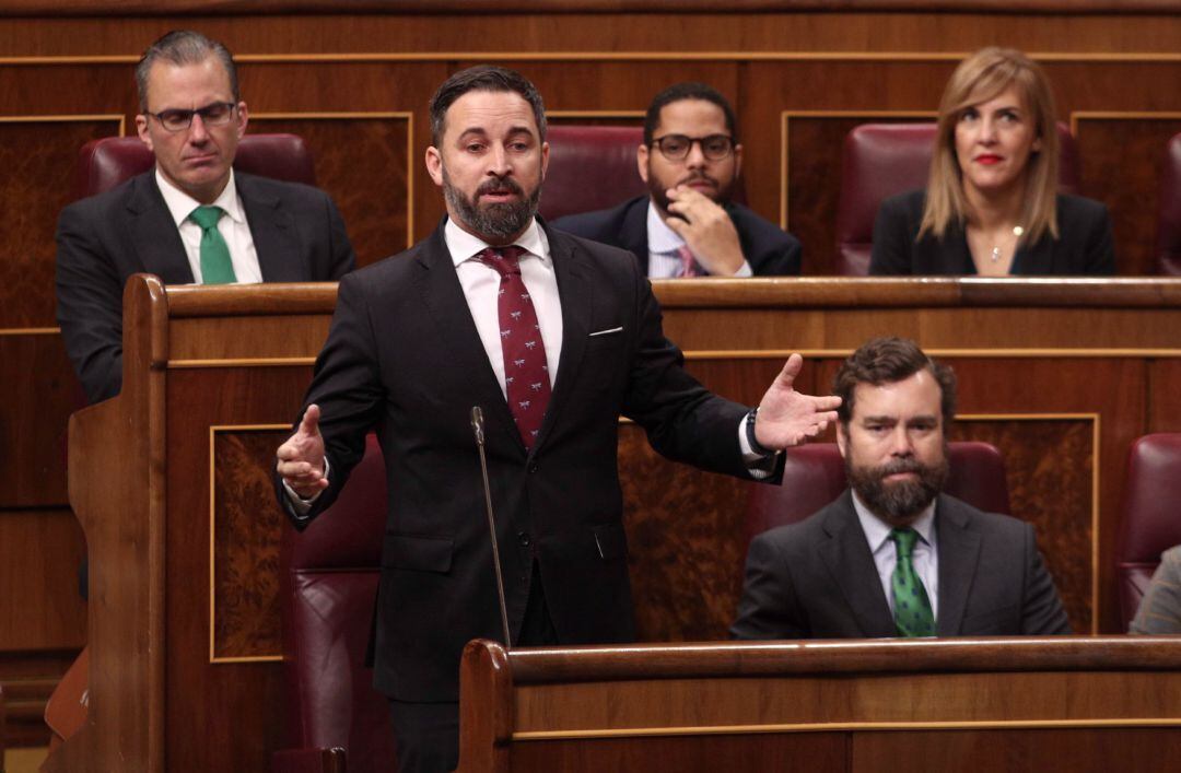 Imagen de archivo del presidente de Vox, Santiago Abascal.