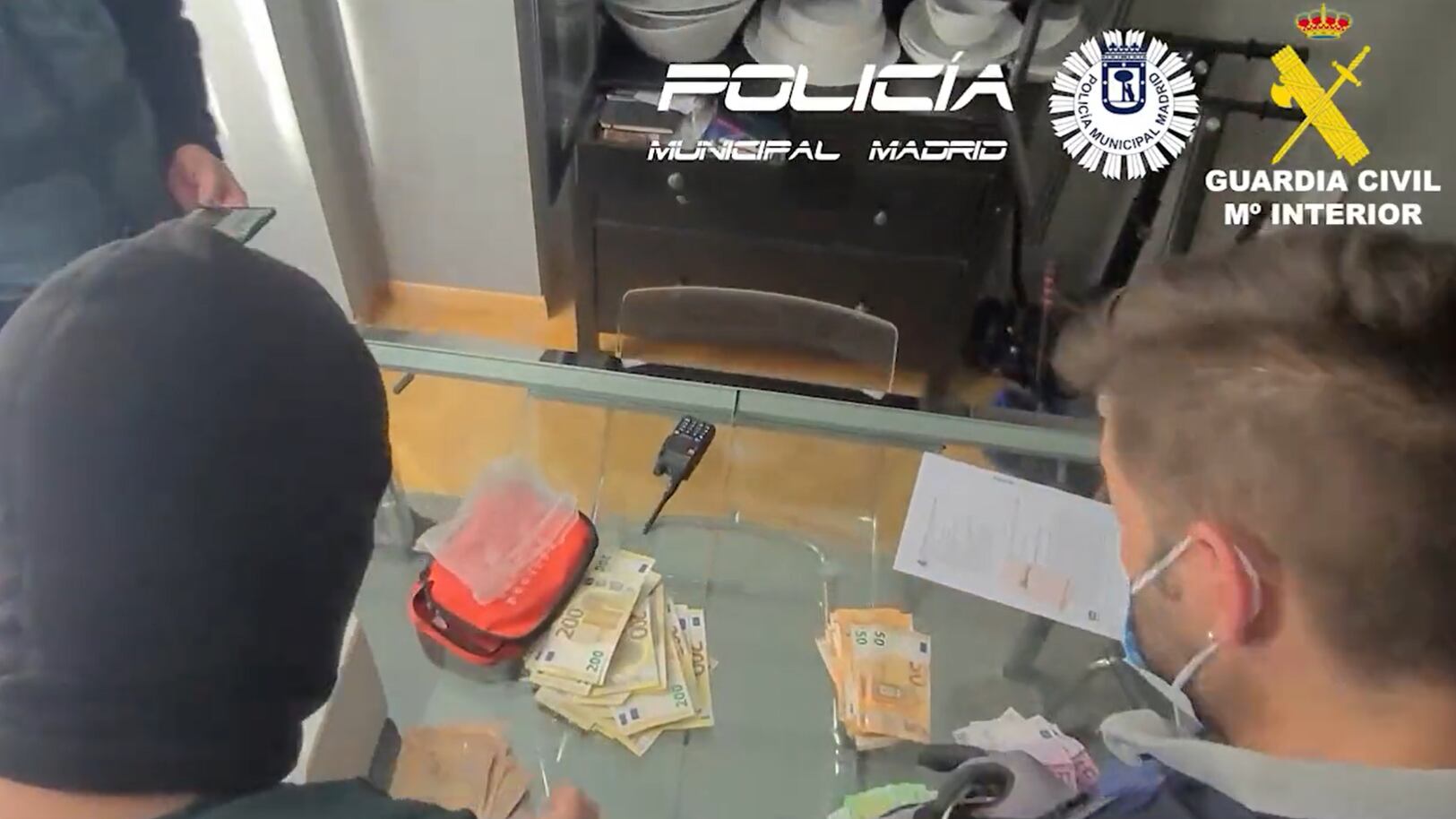 Una intervención policial termina con 16 detenidos en Madrid capital