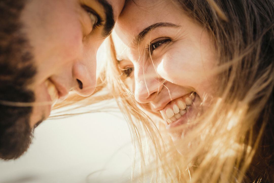 Una pareja feliz