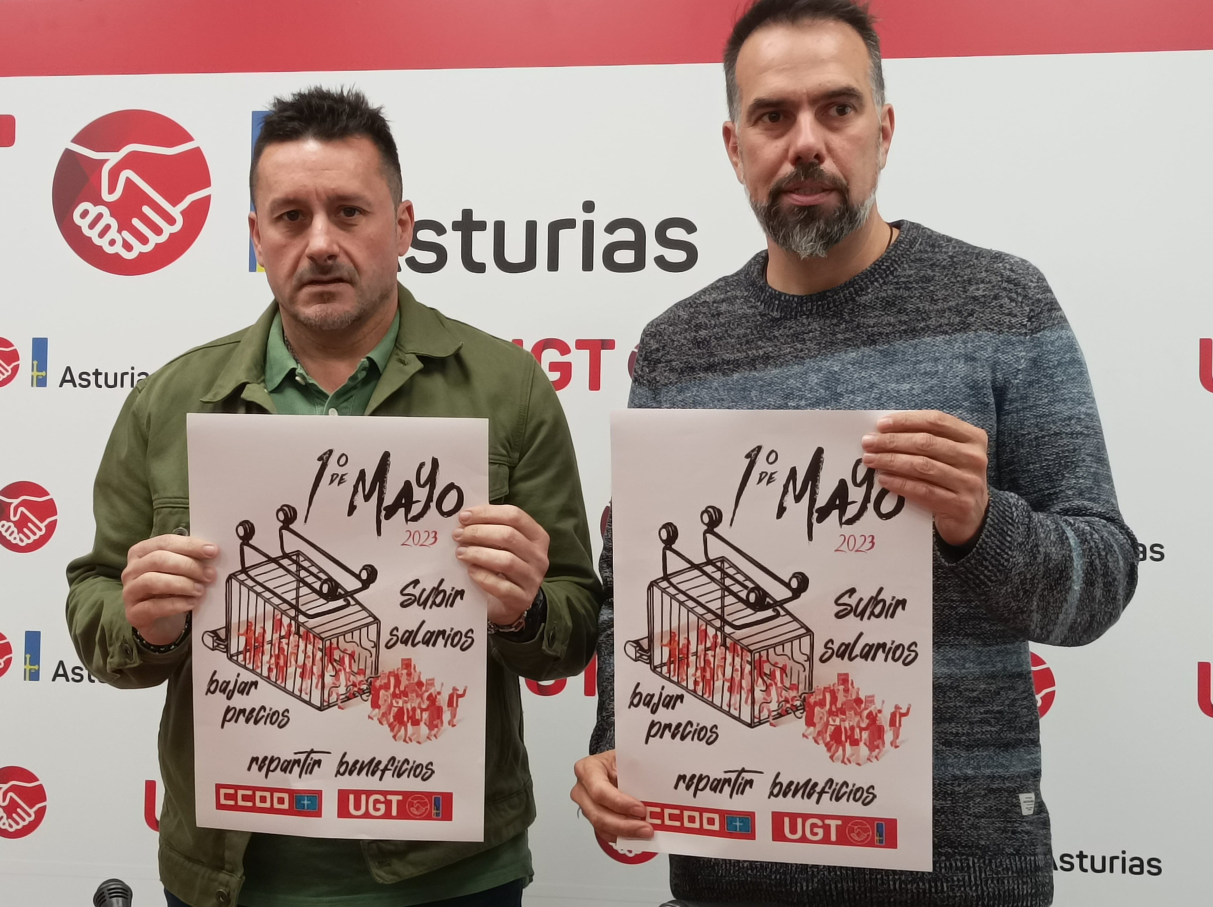 Lanero y Zapico sostendrán la pancarta de cabecera en la manifestación que vuelve a celebrase en Oviedo.