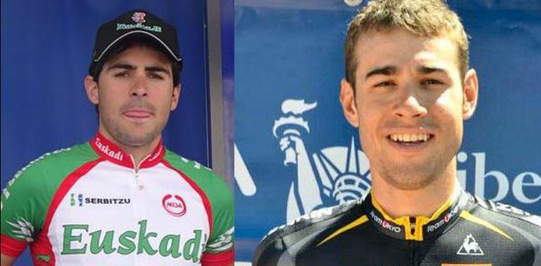 Jon Aberasturi y Ricardo García, ciclistas alaveses en paro