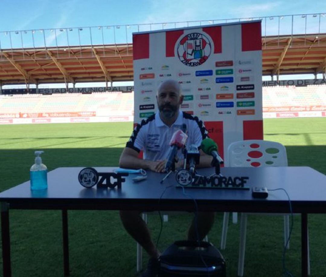 Movilla en su primera comparecencia tras el parón liguero