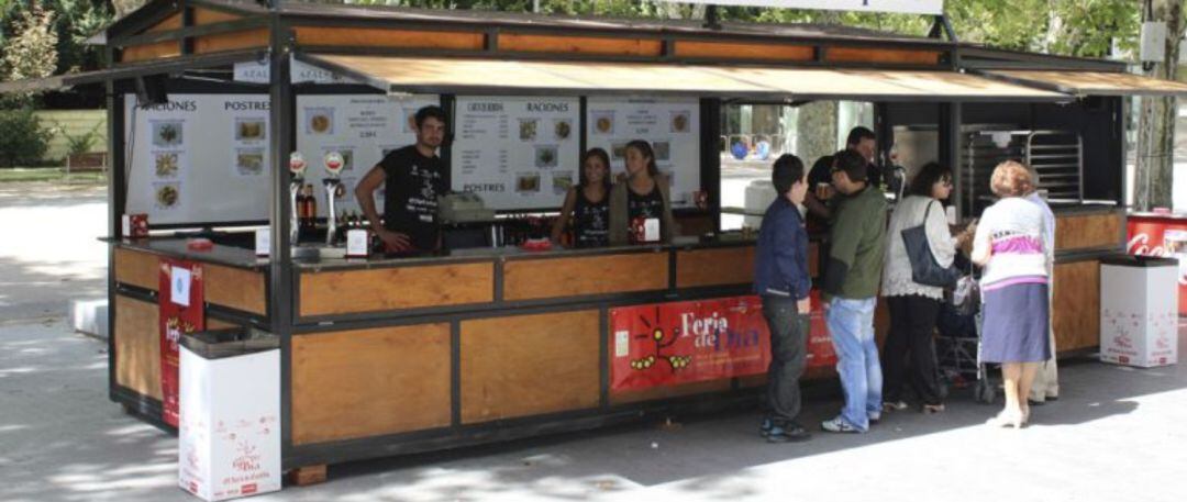 Caseta de la feria de día