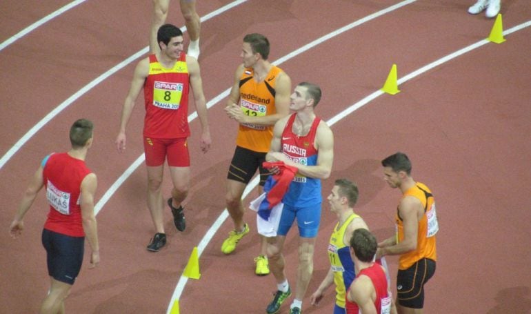 Jorge Ureña durante el pasado europeo en Praga