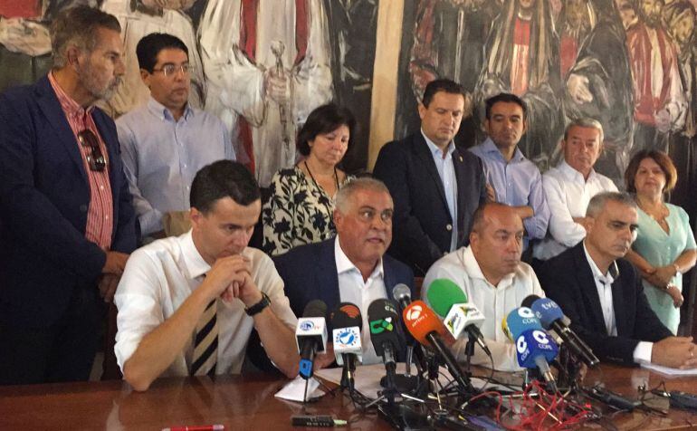 Rueda de prensa del PSOE en Granadilla