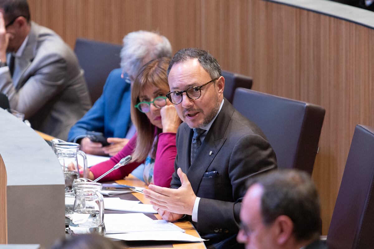 El cap de Govern, Xavier Espot, en una intervenció del Debat d'Orientació Política