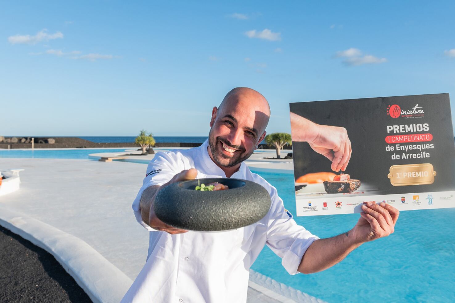 Yeray Gil en la edición celebrada en Lanzarote.