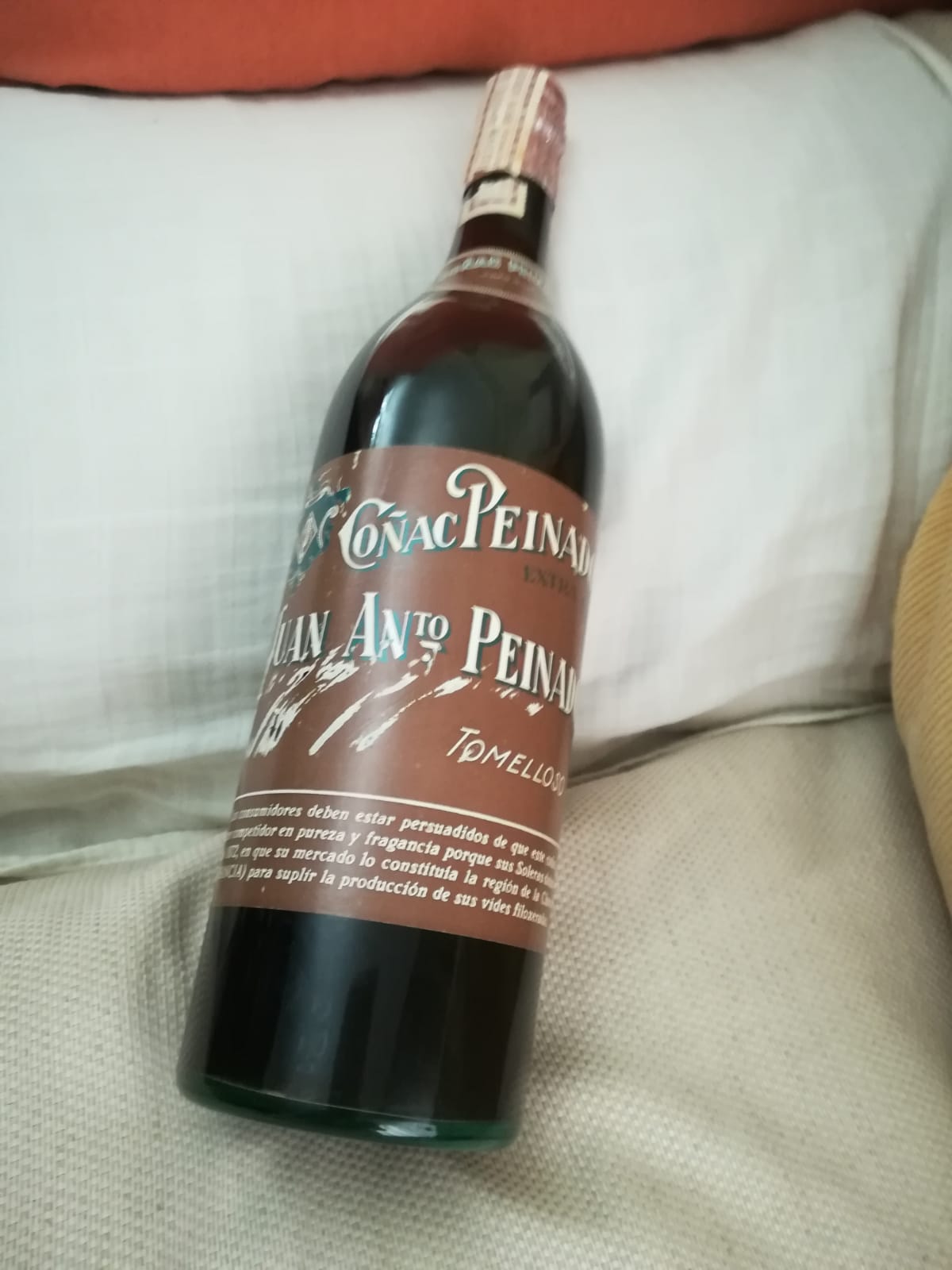 Botella de Brandi Peinado de 1971