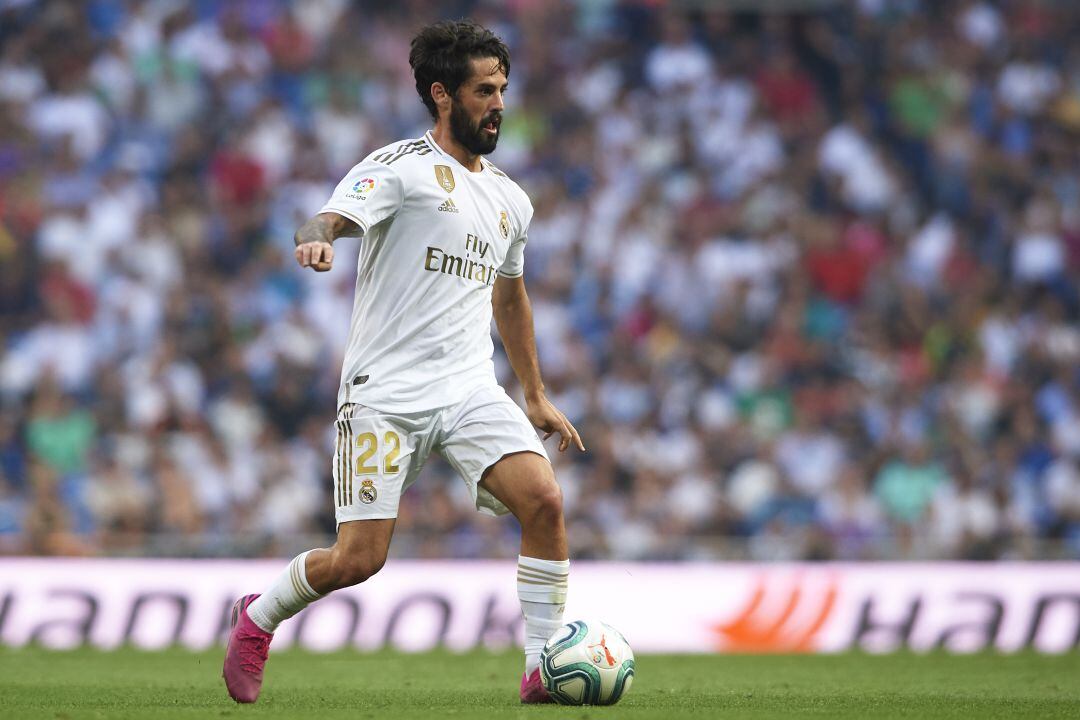 Isco, en un partido del Real Madrid